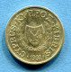 CYPRUS - 1 Cent 1991 - Diameter: 16.5 Mm  KM# 53.3 * Ref. 0037 - Cyprus