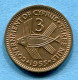 CYPRUS - 3 Mils 1955 - Diameter: 20 Mm  KM# 33 * Ref. 0039 - Chypre