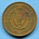 CYPRUS - 5 Mils 1970 - Diameter: 26 Mm  KM# 39 * Ref. 0040 - Chipre