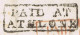 Ireland Westmeath 1842 Uniform Penny Post PAID AT/ATHLONE Cover To Dublin Red Ms. "1" One Penny Paid - Voorfilatelie