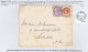 Ireland Railway 1889 Cover To London, Posted On The Train With ½d And 1d Tied DUBLIN & BELFAST R.P.O. Cds - Storia Postale