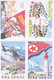 North Korea 2008 Happy New Year Postal Cards  5 Pcs - Korea, North