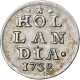 Pays-Bas, HOLLAND, Stuiver, Broom, 1738, Dordrecht, Argent, TTB+, KM:91 - …-1795 : Former Period