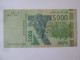 Senegal 5000 Francs BCEAO 2003 Banknote See Pictures - Senegal