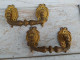 Anciennes Poignées Meuble Bronze Doré Style Louis XVI Signées Muller / Piano Malle Coffre - Cassapanche