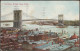 Brooklyn Bridge, New York City, 1910 - Success Postal Card Co Postcard - Brooklyn