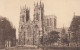 Postcard York Minster West Front By Valentine's My Ref B14870 - York