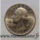 ETATS UNIS - KM A 164 A - 1/4 DOLLAR 1977 - Philadelphie - GEORGE WASHINGTON - TTB/SUP - 1932-1998: Washington