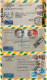 Brasilien 1943/50, 5 Internat. Luftpost Briefe, Dabei Einschreiben U. Zensur - Briefe U. Dokumente
