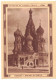 IMAGE CHROMO CHOCOLAT MENIER CACAO N° 649 RUSSIE RUSSIA URSS MOSCOU EGLISE SAINT BASILE PLACE ROUGE EMBLEME RUSSE - Menier