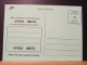 Code Postal. Carte Postale Verte Claire En Franchise,  57050  METZ. Neuve - Lettere