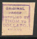 Ireland 1922 Thom Rialtas Original Proof On Ungummed Paper, Stamped In Violet On Reverse - Nuovi