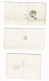 Portugal, 1856/8, 3 Cartas - Covers & Documents