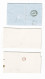 Portugal, 1856/8, 3 Cartas - Lettres & Documents