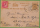 P0981 - INDIA Holkar State - POSTAL History - STATIONERY  CARD  To ITALY + STAMP - MIXED FRANKING! - 1902-11 King Edward VII