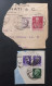 Italy Classic Postmarks Stamps On Paper With Milan Cancel - Used