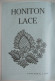 HONITON LACE A Brief Guide By J. Yallop Kant Dentelle - Cultura