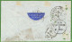 P0993 - INDIA - POSTAL HISTORY - QV 2 Colour Franking To Italy HAND STAMPED King 1881 - 1882-1901 Imperio