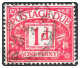 D20 1936-37 Edward Viii Watermark Postage Dues Used Hrd2d - Tasse