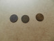Lot  De  3 Monnaies   2 Centimes  1856 Bb Tete Nue  - 1862 A  Tete Lauré  - 1899  Dupuis - Lots & Kiloware - Coins