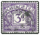 D22 1936-37 Edward Viii Watermark Postage Dues Used Hrd2d - Postage Due