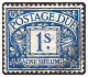 D25 1936-37 Edward Viii Watermark Postage Dues Used Hrd2d - Postage Due