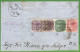 P0998 - INDIA - POSTAL HISTORY - QV 3 Colour Franking To Italy 1874 To PESCIA - 1858-79 Compañia Británica Y Gobierno De La Reina