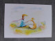 Antoine De Saint-Exupéry ,Le Petit Little Prince With Fox-  Modern Ukrainian  Postcard - Fairy Tales, Popular Stories & Legends
