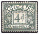 D15 1924-33 Block Cypher Watermark Postage Dues Mounted Mint Hrd2d - Postage Due