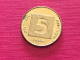 Münze Münzen Umlaufmünze Israel 5 Agorot 1986 - Israele