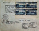 POLAND - POLEN 1944 - MONTE CASSINO COMPLETE SET IN BLOCK OF FOUR ON REGISTERED FDC COVERS! VERY RARE!READ DESCRIPTION! - Gobierno De Londres (En Exhilio)