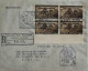 POLAND - POLEN 1944 - MONTE CASSINO COMPLETE SET IN BLOCK OF FOUR ON REGISTERED FDC COVERS! VERY RARE!READ DESCRIPTION! - Regering In Londen(Ballingschap)