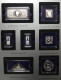 Delcampe - Alle Welt Sammlung Die Wertvollsten Briefmarken Der Welt In Silber #LY475 - Sammlungen (im Alben)
