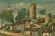 Ansichtskarte Bad Lobenstein Burgruine Nach Gemälde (Künstlerkarte) 1922 - Lobenstein