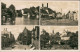 Limbach-Oberfrohna Mehrbildkarte  Markt, Helenenstraße, Rittergut Kirche 1933 - Limbach-Oberfrohna