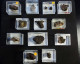 Small Collection Eifel Minerals 12 Specimen - ( Nickenicher Sattel - Emmelberg ) -  Germany - 12 Boxes - Minerali