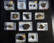 Small Collection Eifel Minerals 12 Specimen - ( Nickenicher Sattel - Emmelberg ) -  Germany - 12 Boxes - Minéraux