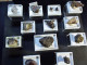 Delcampe - Small Collection Eifel Minerals 12 Specimen - ( Nickenicher Sattel - Emmelberg ) -  Germany - 12 Boxes - Mineralien