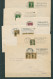 SCHWEIZ AB 1916, SAMMLUNG, 77 BELEGE TELEFON, FERNSPRECHER, KOMMUNIKATION - Collections