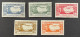 SOUDAN 1940 - NEUF**/MNH - LUXE - Série Complète POSTE AERIENNE PA 1 / 5 - Unused Stamps