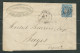 FRANCE 1871 N° 46 Obl.S/Lettre GC 1387 Perpignan - 1870 Emission De Bordeaux