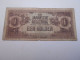 Ancien Billet De Banque Indes Neerlandaises Occupation Japonaise  1 Een Gulden - Dutch East Indies