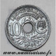 GADOURY 292 - 10 CENTIMES 1945 B - Beaumont Le Roger - TYPE LINDAUER - PETIT MODULE - KM 906 - TTB - 10 Centimes