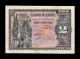 España Spain 2 Pesetas Catedral De Burgos 1938 Pick 109 Serie G Ebc Xf - 1-2 Pesetas