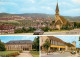 72773403 Aue Erzgebirge Panorama Kirche Kulturhaus Thaelmann Kaufhaus Und Obersc - Aue