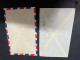 22-2-2024 (1 W 4) Australia Cover X 2 - 1950's (with Slogan Advertising) Queen Elizabeth - Cartas & Documentos