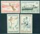 1958 Sports,Archery,Breton Wrestling,Jousting,Petanque Game,France,1197 ,MNH - Ringen