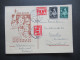 Niederlande 1938 Sonder PK Voor Het Kind Postzegels En Briefkaarten Stempel Oldenzaal - Menden Kreis Iserlohn - Cartas & Documentos