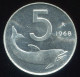 ITALY - 5 Lira 1968 - KM# 92 * Ref. 0115 - 5 Liras
