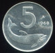 ITALY - 5 Lira 1968 - KM# 92 * Ref. 0115 - 5 Lire